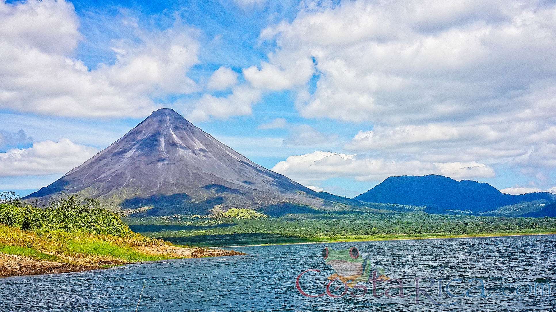 arenal volcano view from lake arenal 7