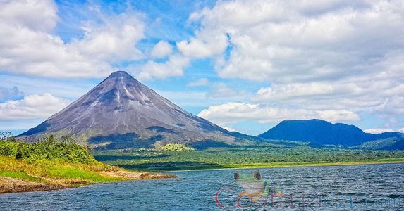 arenal volcano view from lake arenal 7