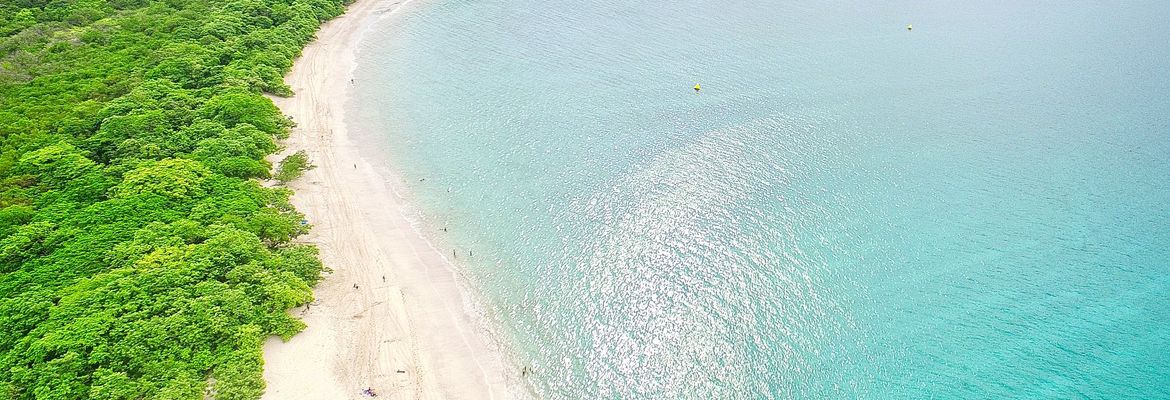 conchal beach southern stretch aerial view