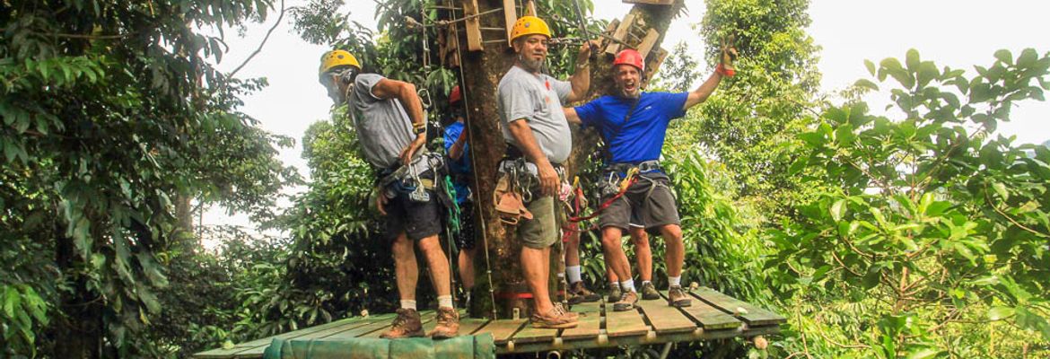 safari canopy tour platform 1