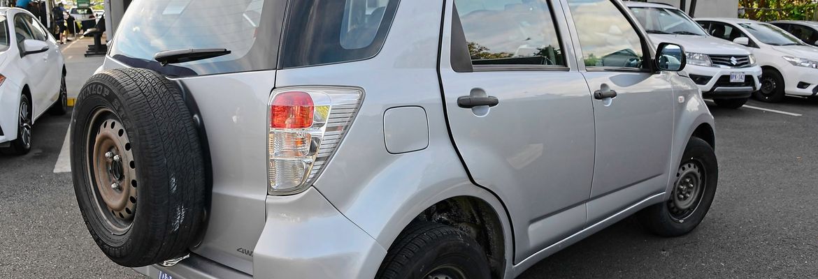 daihatsu terios bego car rental backside