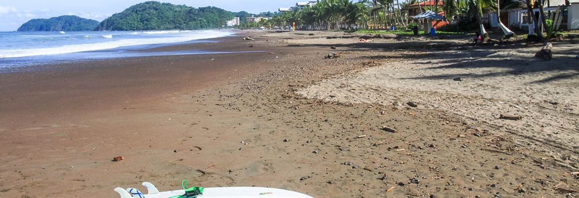 jaco surf lesson board beach 1
