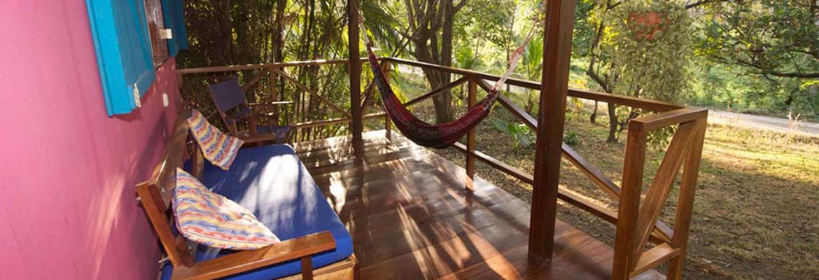 front porch with hammock