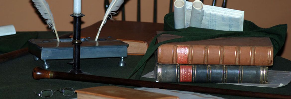 old books feather pen