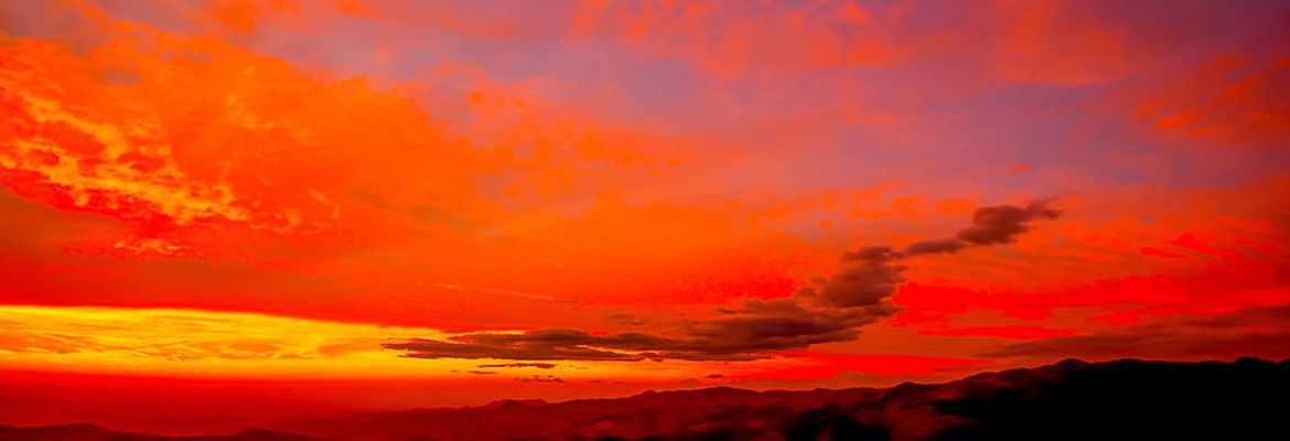 sunset in monteverde