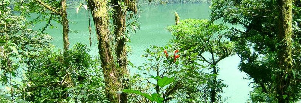 Lake Cerro Chato's dormant crater in April 26, 2011.
