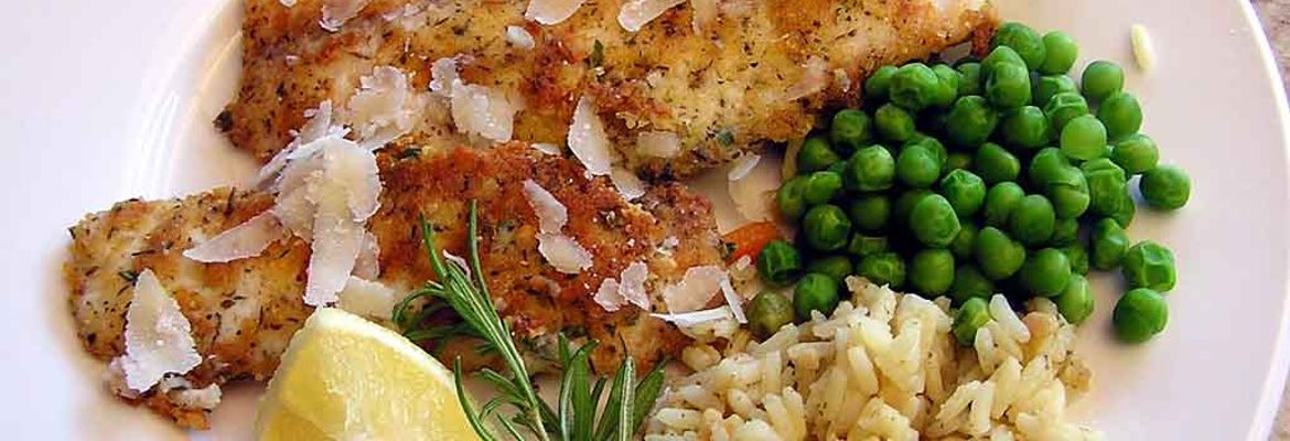 healthy dinner portion