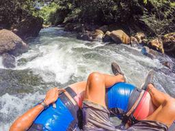 on the rapids tubing rincon de la vieja