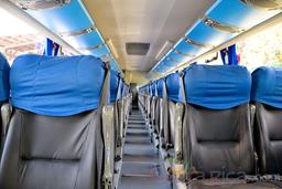 50 passenger coach front view seat rows