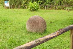sphere close to the hut grounds