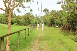 guide leading to historic site
