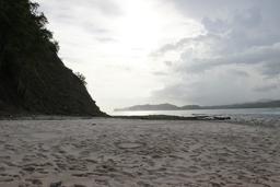 sunset shoreline chora island