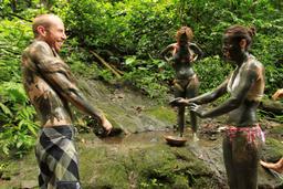 discovery horseback riding mud bath 5