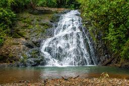 chocuaco waterfalls front view sierpe