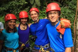 safari canopy tour photogenic family 6