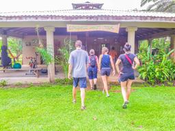 entrance corcovado canopy tour