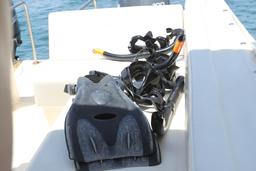 snorkel equipment on boat 10