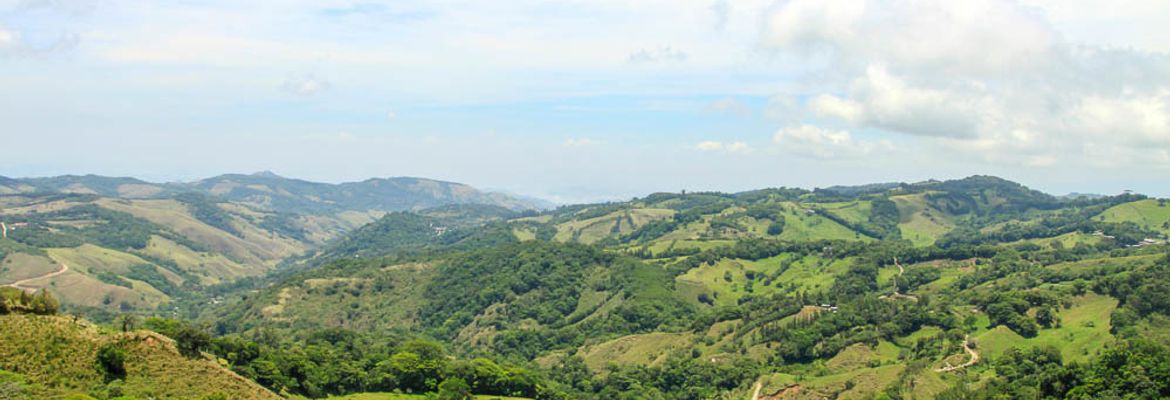 Views from the top of the gondola at Monteverde's Extremos Park on April 17, 2013