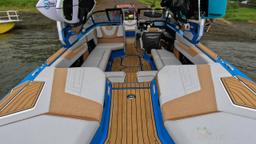 view from the stern of super air nautique g23 arenal