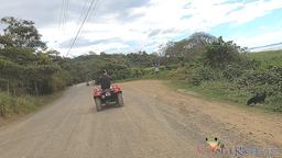 atv nosara tour coastal dirt main road