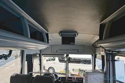 30 passenger hino senior coach driver seat view from the back and front ice cooler