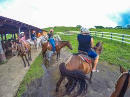 stable horseback ride western side of rincon de la vieja volcano