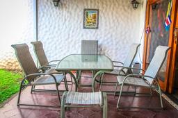 spanish school for residents outdoor table and chairs