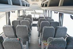 30 passenger hino senior coach seat row views from the back