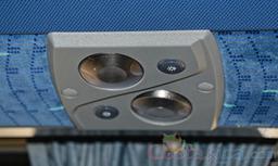 21 passenger volare coach passenger ac and light control panel above the seats