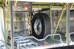 50 passenger coach luggage compartment close up