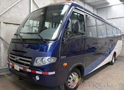 21 passenger volare coach front view closed up