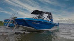 lateral view with blue skies super air nautique g23 arenal