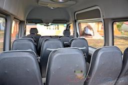 white mercedes benz sprinter van heredia seat row views from the back